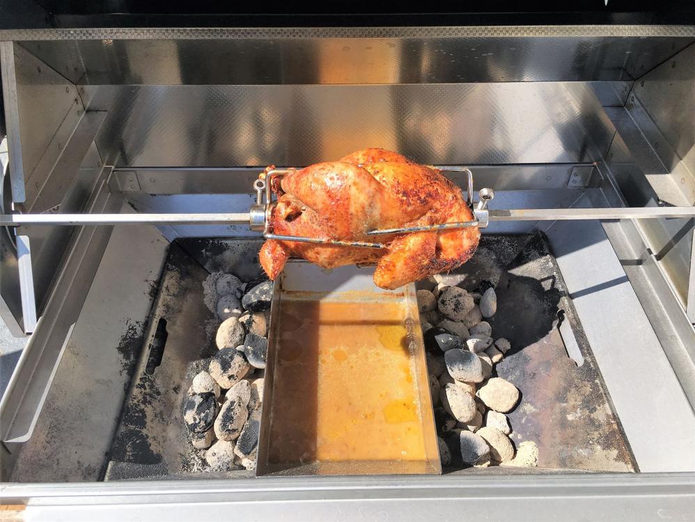 Grillhendl vom weißen Altsteirer Huhn - Bild von Jakob Günther auf AustroHuhn.at